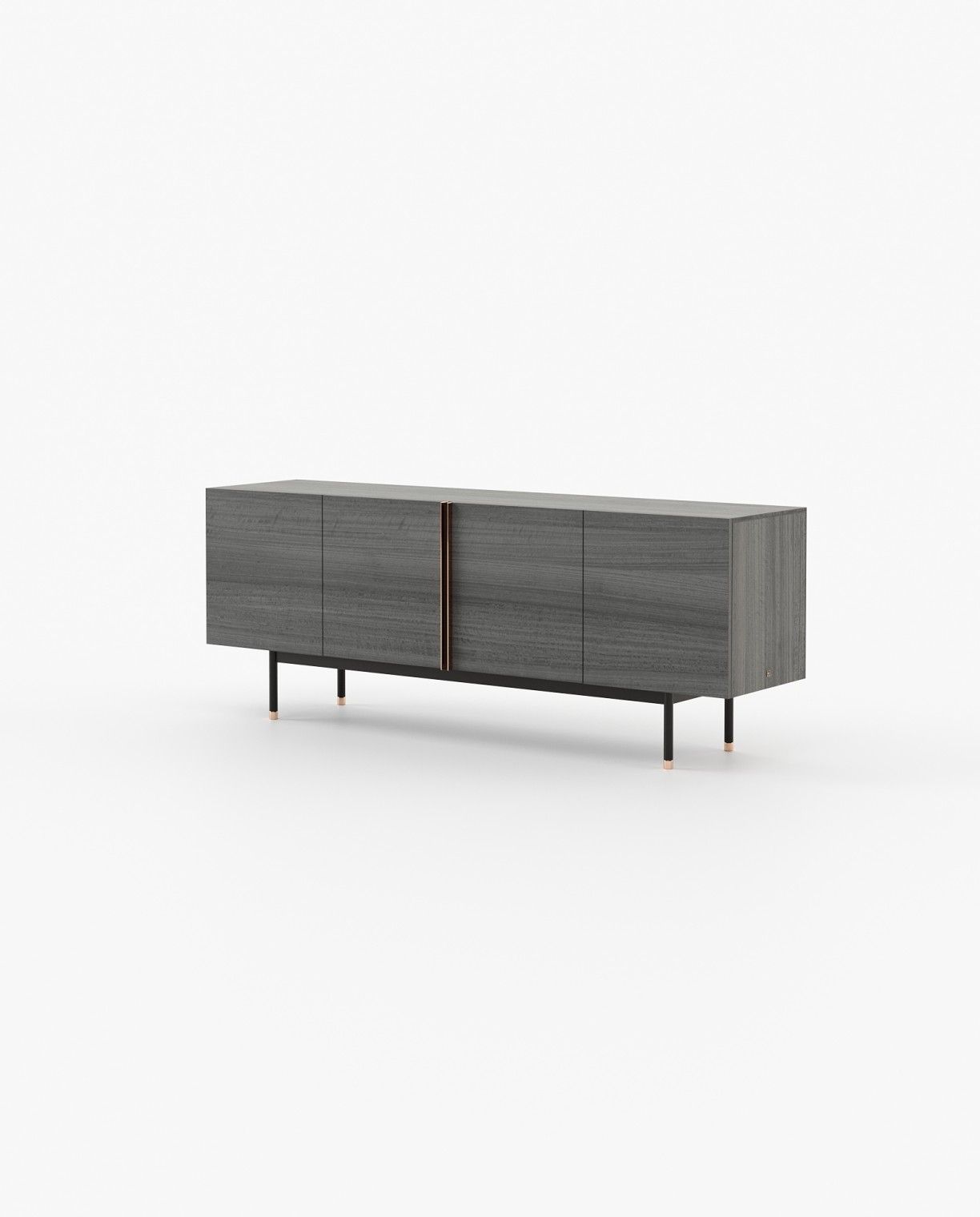 Laskasas CUBA Sideboard Grey Eucalyptus Veneer Matte - Araco Interiors