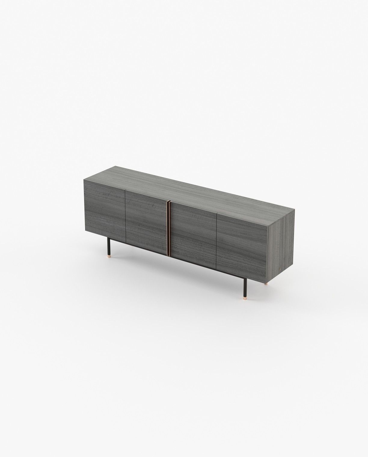 Laskasas CUBA Sideboard Grey Eucalyptus Veneer Matte - Araco Interiors