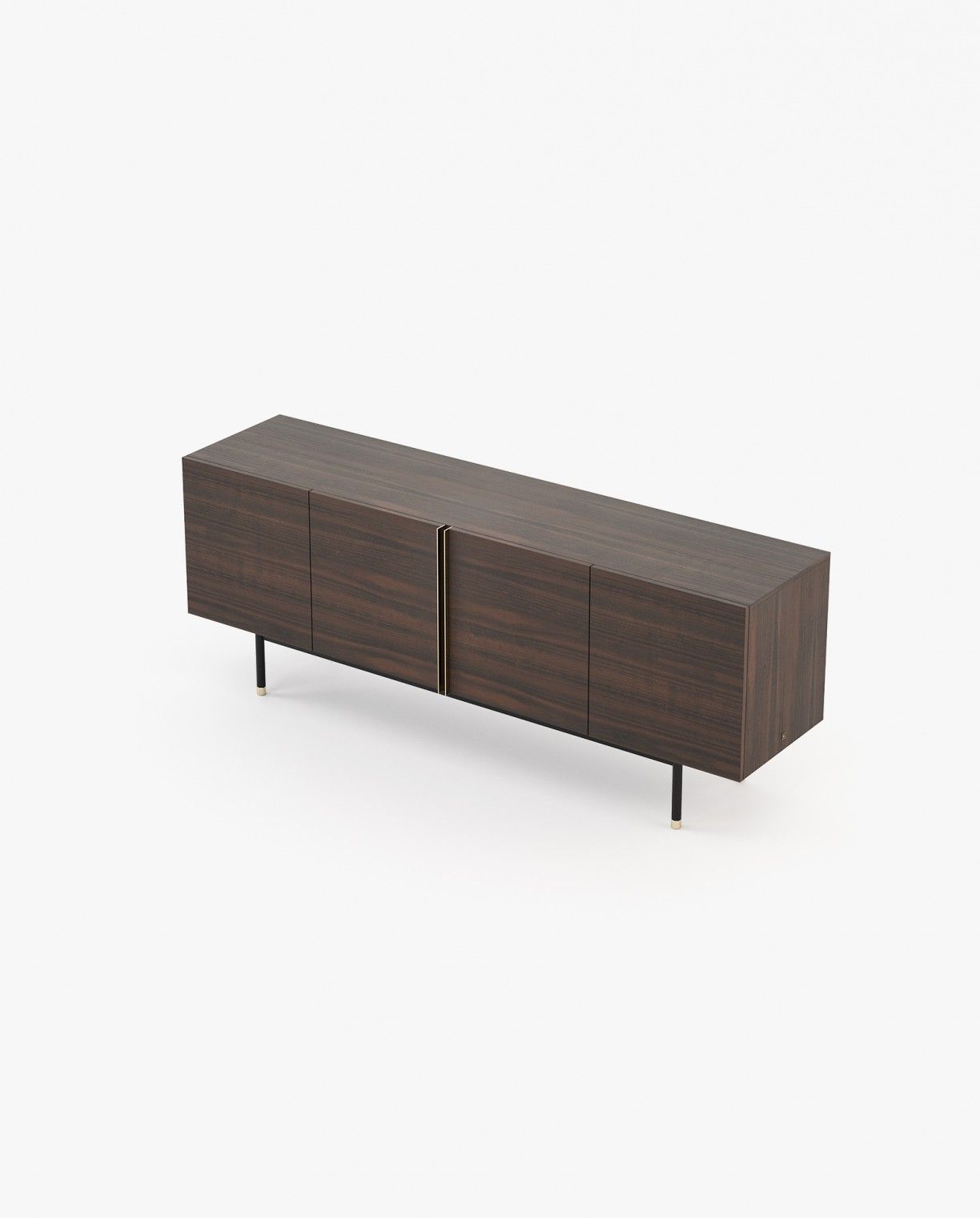 Laskasas CUBA Sideboard Smoked Eucalyptus Veneer Matte - Araco Interiors