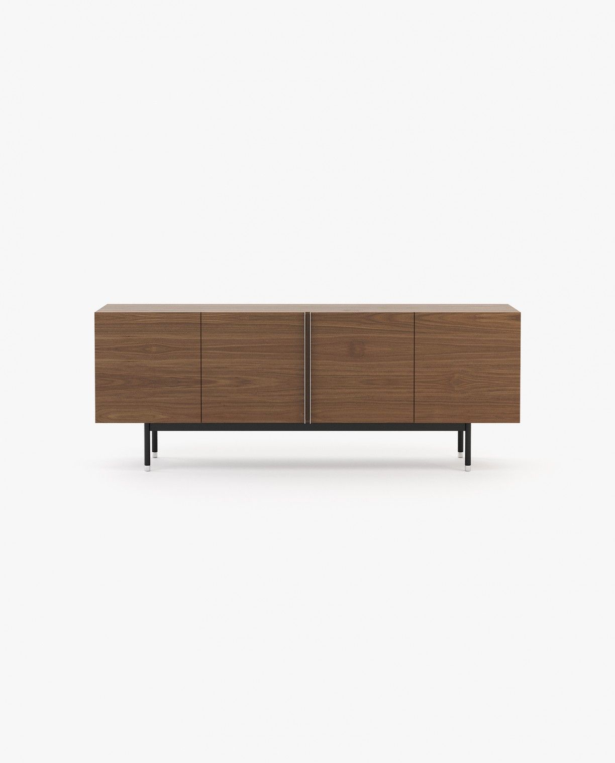 Laskasas CUBA Sideboard Walnut Veneer Matte - Araco Interiors