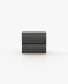 Laskasas DAKAR Bedside Cabinet & Table Grey Eucalyptus Veneer Matte - Araco Interiors