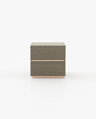 Laskasas DAKOTA Bedside Cabinet & Table Aged Oak Veneer Matte - Araco Interiors