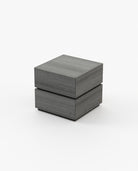 Laskasas DAKOTA Bedside Cabinet & Table Grey Eucalyptus Veneer Matte - Araco Interiors