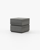 Laskasas DAKOTA Bedside Cabinet & Table Grey Eucalyptus Veneer Matte - Araco Interiors