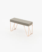 Laskasas DALLAS Console Table Aged Oak Veneer Matte - Araco Interiors