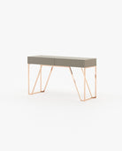 Laskasas DALLAS Console Table Aged Oak Veneer Matte - Araco Interiors
