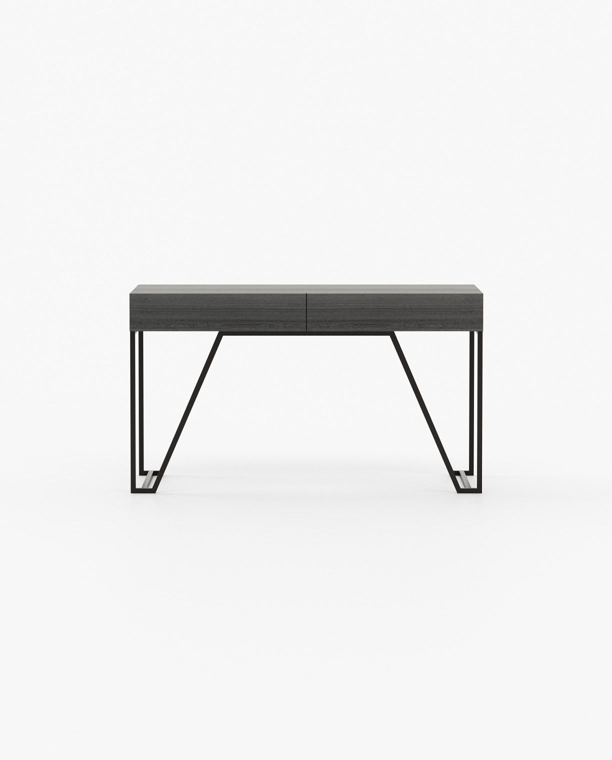 Laskasas DALLAS Console Table Grey Eucalyptus Veneer Matte - Araco Interiors