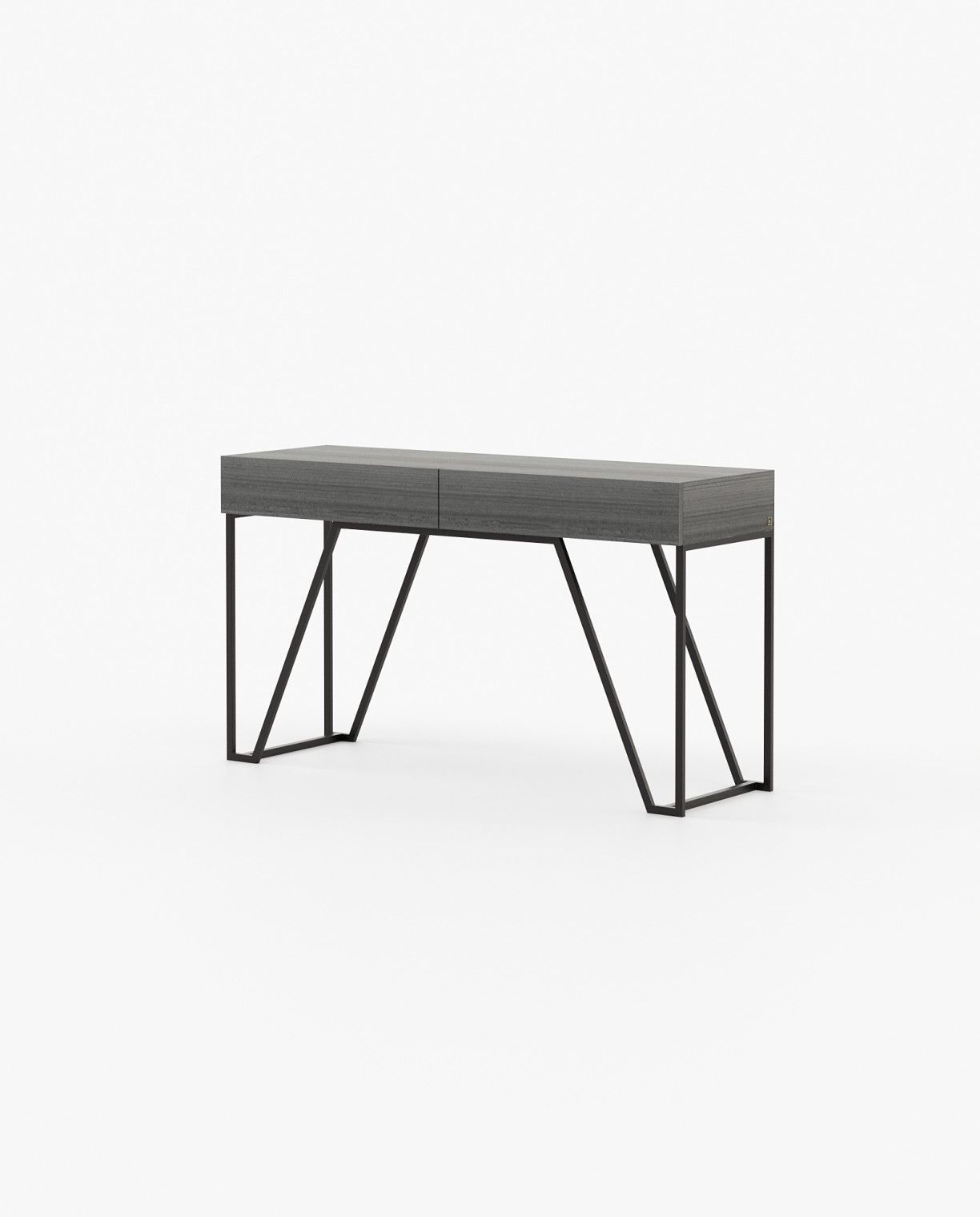 Laskasas DALLAS Console Table Grey Eucalyptus Veneer Matte - Araco Interiors
