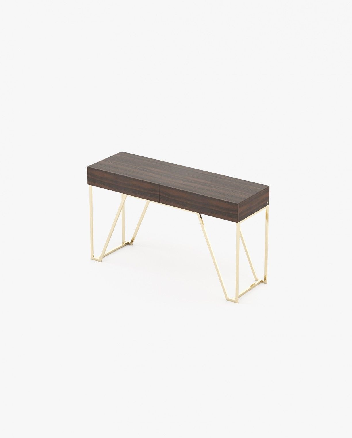 Laskasas DALLAS Console Table Smoked Eucalyptus Veneer Matte - Araco Interiors