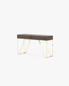 Laskasas DALLAS Console Table Smoked Eucalyptus Veneer Matte - Araco Interiors