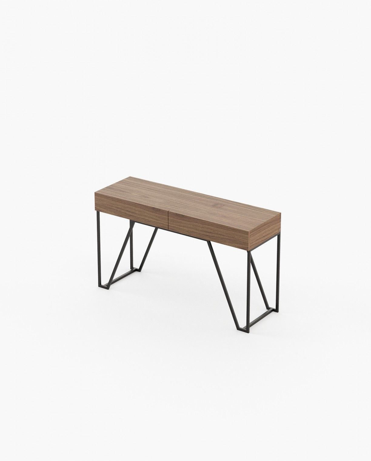 Laskasas DALLAS Console Table Walnut Veneer Matte - Araco Interiors