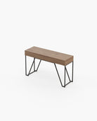 Laskasas DALLAS Console Table Walnut Veneer Matte - Araco Interiors