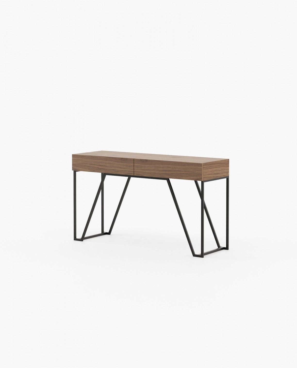 Laskasas DALLAS Console Table Walnut Veneer Matte - Araco Interiors