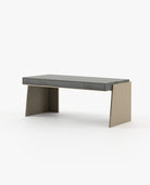 Laskasas DARA Desk Grey Eucalyptus Veneer Matte - Araco Interiors
