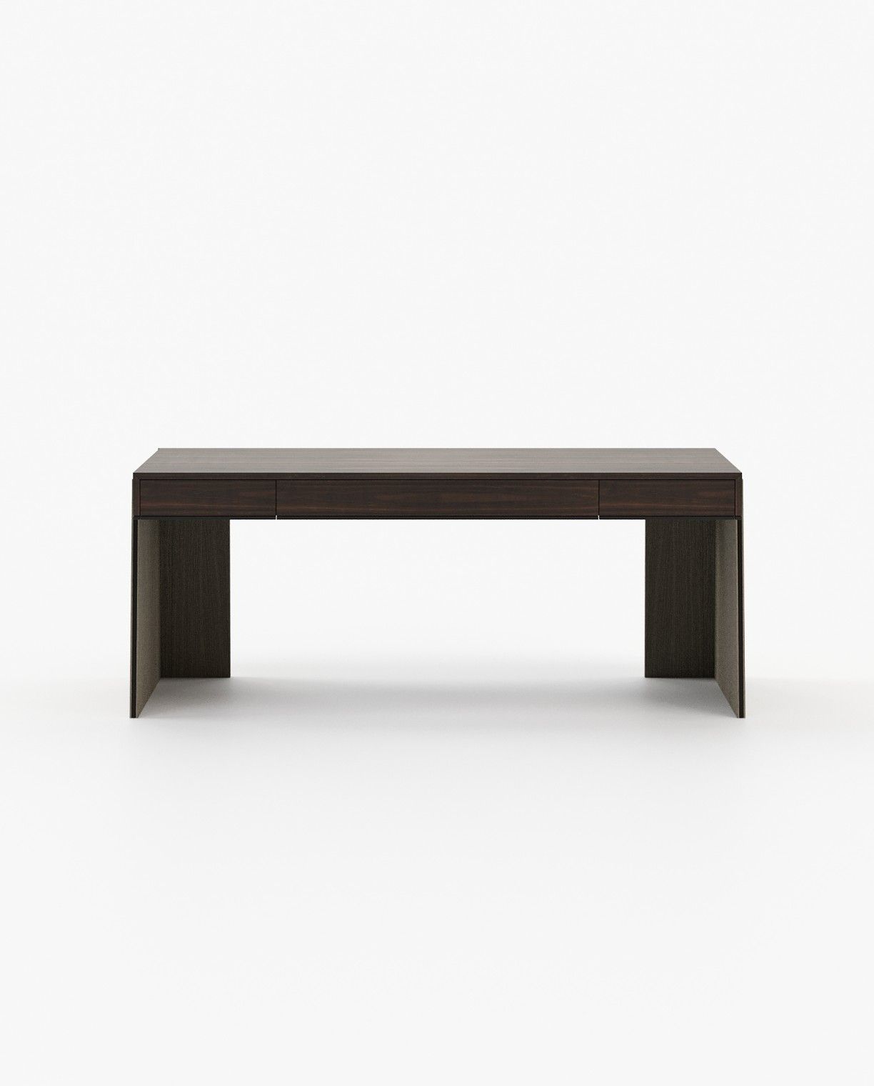 Laskasas DARA Desk Smoked Eucalyptus Veneer Matte - Araco Interiors