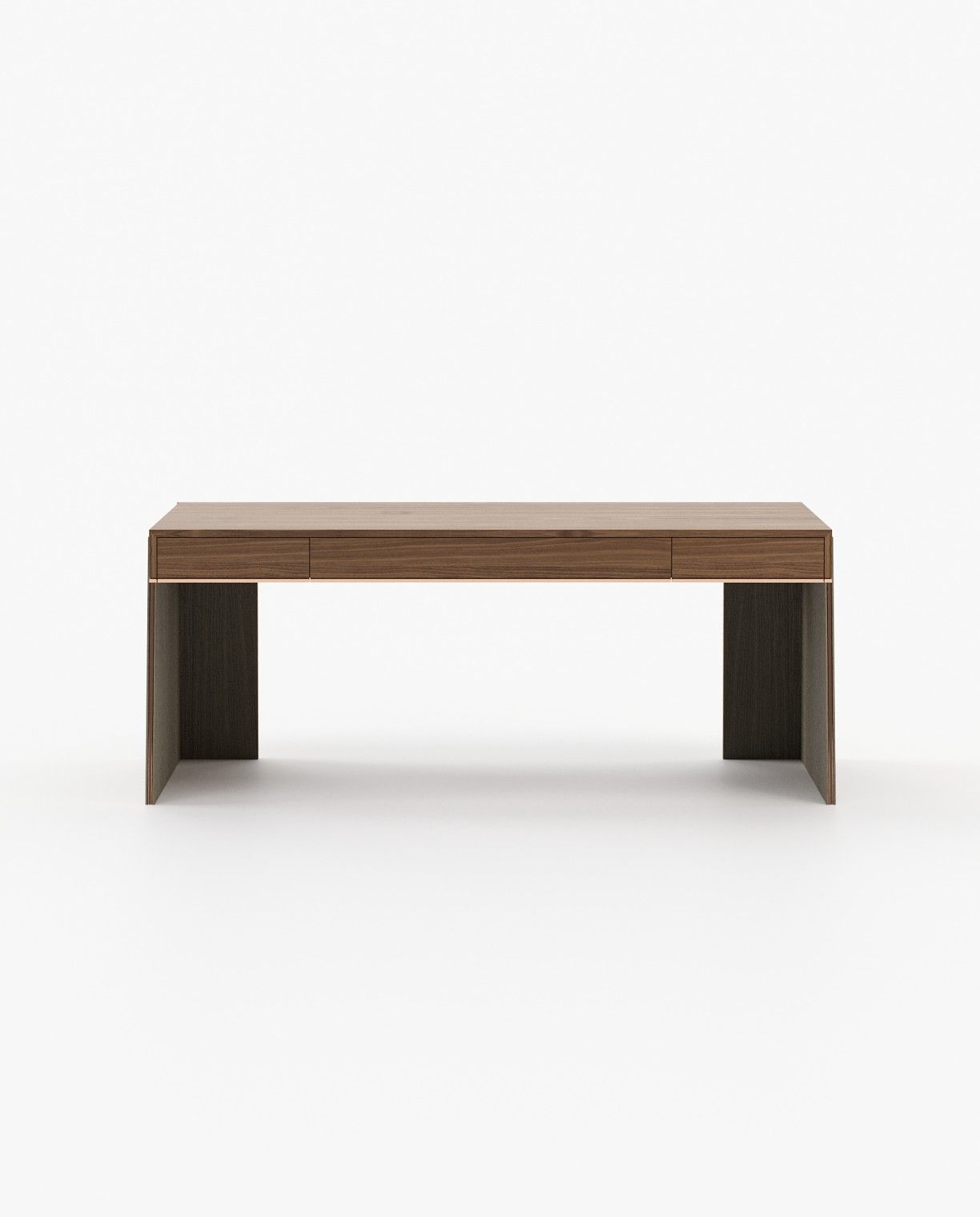 Laskasas DARA Desk Walnut Veneer Matte - Araco Interiors