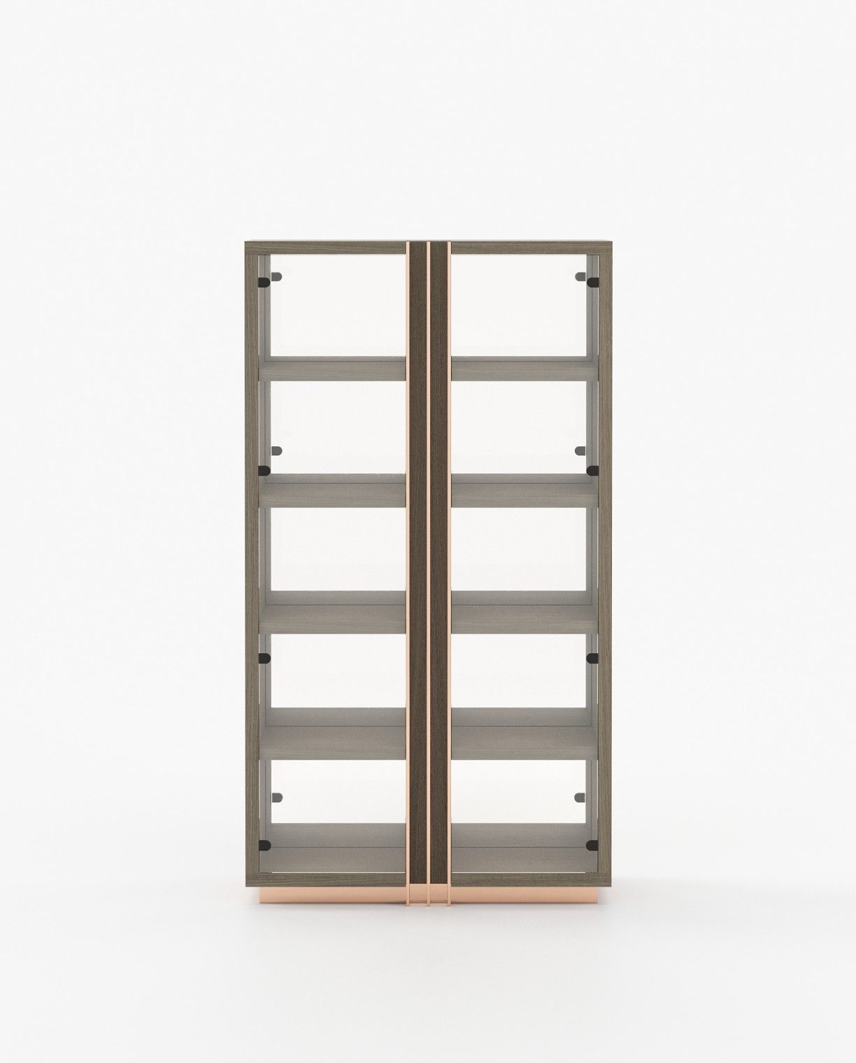 Laskasas D'ARC Bookcase & Shelving Aged Oak Veneer Matte - Araco Interiors