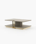 Laskasas D'ARC Coffee Table Aged Oak Veneer Matte - Araco Interiors