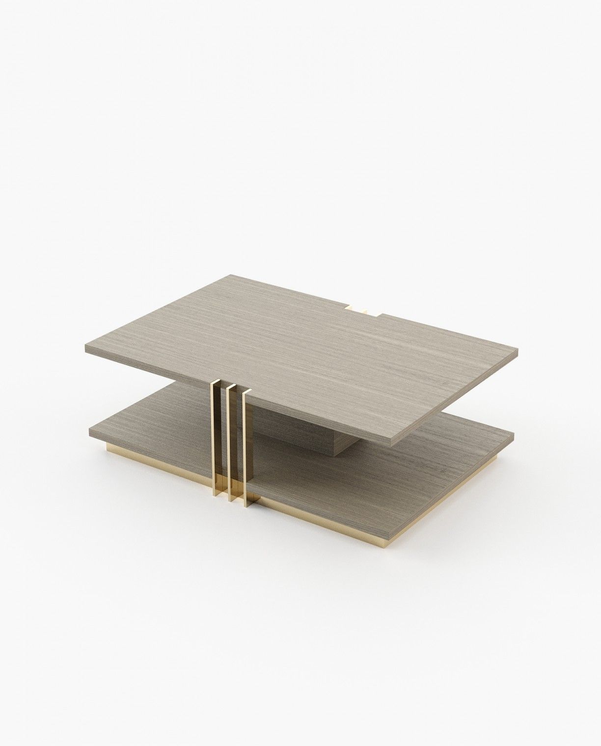 Laskasas D'ARC Coffee Table Aged Oak Veneer Matte - Araco Interiors