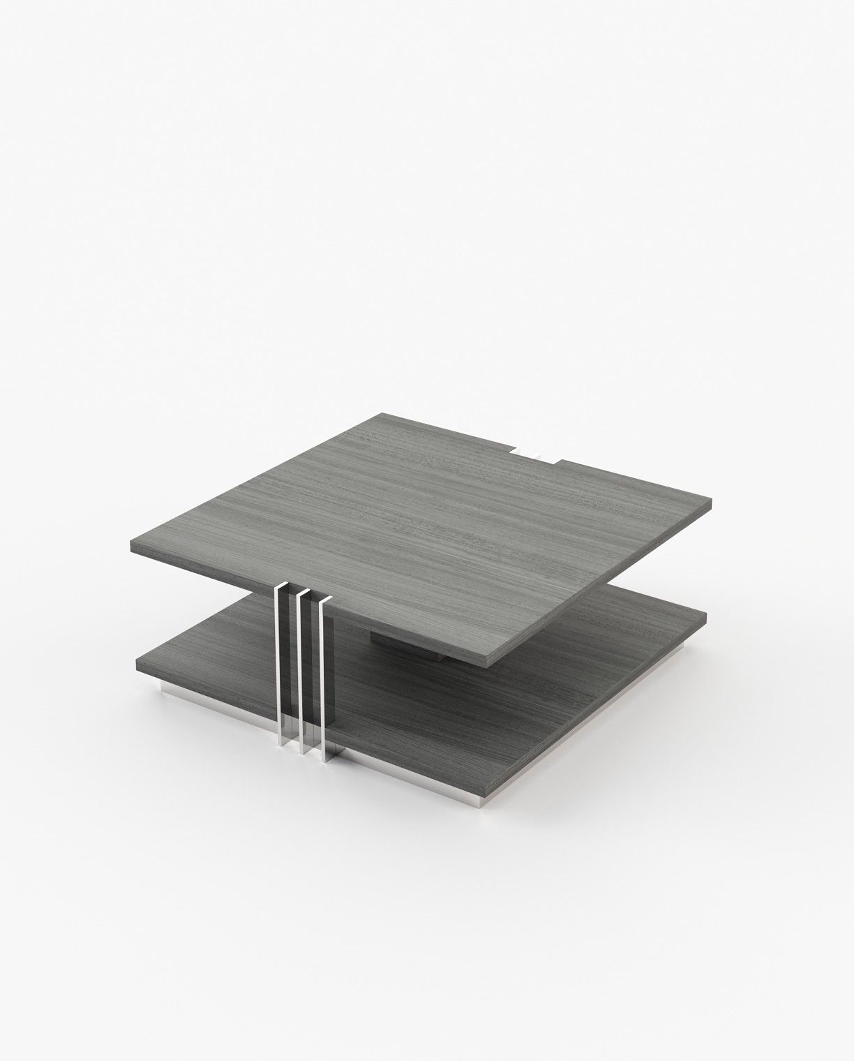 Laskasas D'ARC Coffee Table Grey Eucalyptus Veneer Matte - Araco Interiors