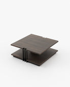 Laskasas D'ARC Coffee Table Smoked Eucalyptus Veneer Matte - Araco Interiors