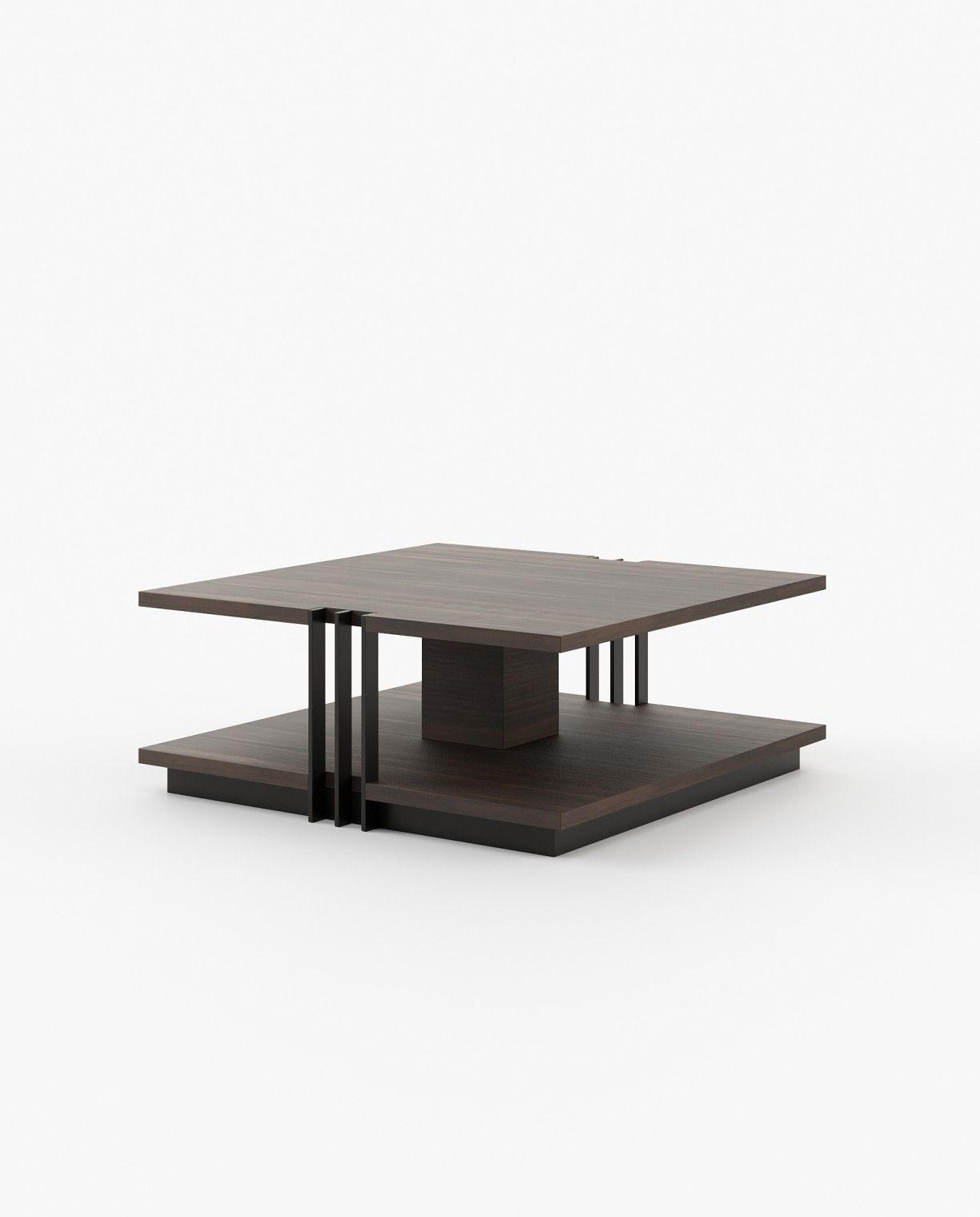 Laskasas D'ARC Coffee Table Smoked Eucalyptus Veneer Matte - Araco Interiors