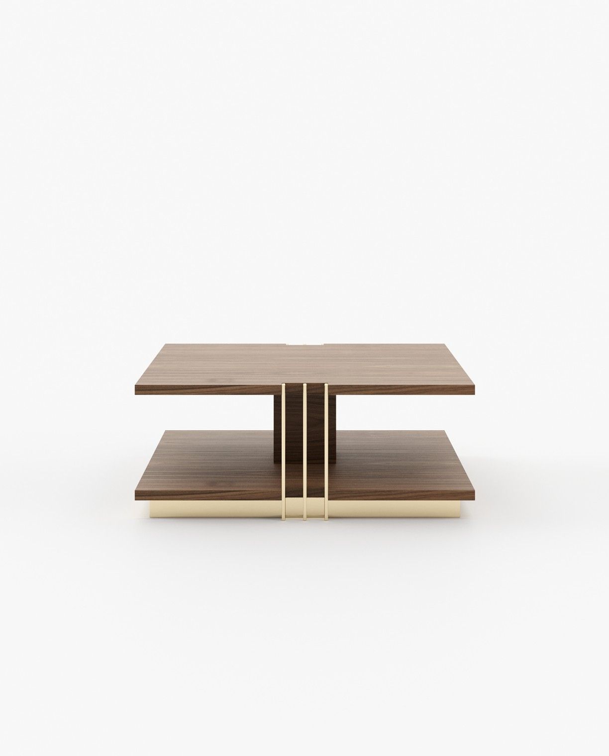 Laskasas D'ARC Coffee Table Walnut Veneer Matte - Araco Interiors