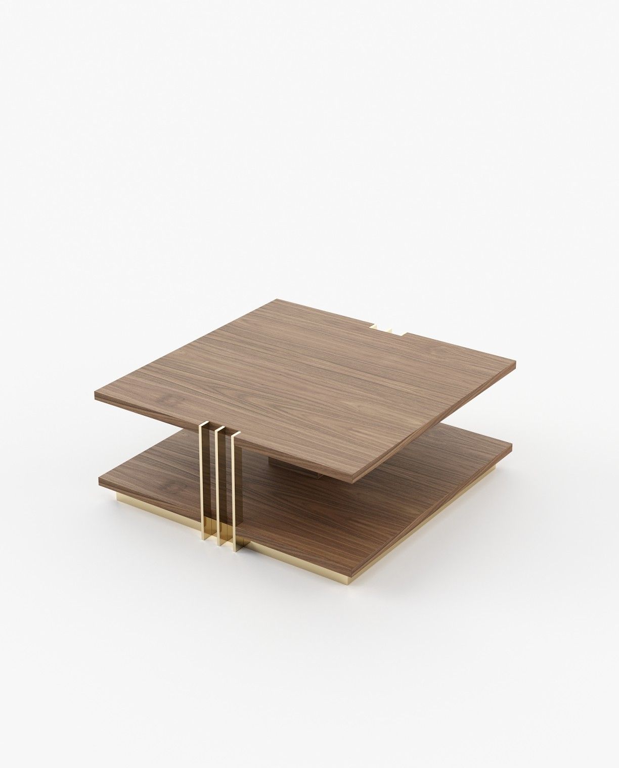 Laskasas D'ARC Coffee Table Walnut Veneer Matte - Araco Interiors