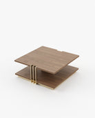 Laskasas D'ARC Coffee Table Walnut Veneer Matte - Araco Interiors