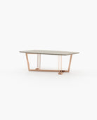 Laskasas D'ARC Dining & Bar Table Aged Oak Veneer Matte - Araco Interiors