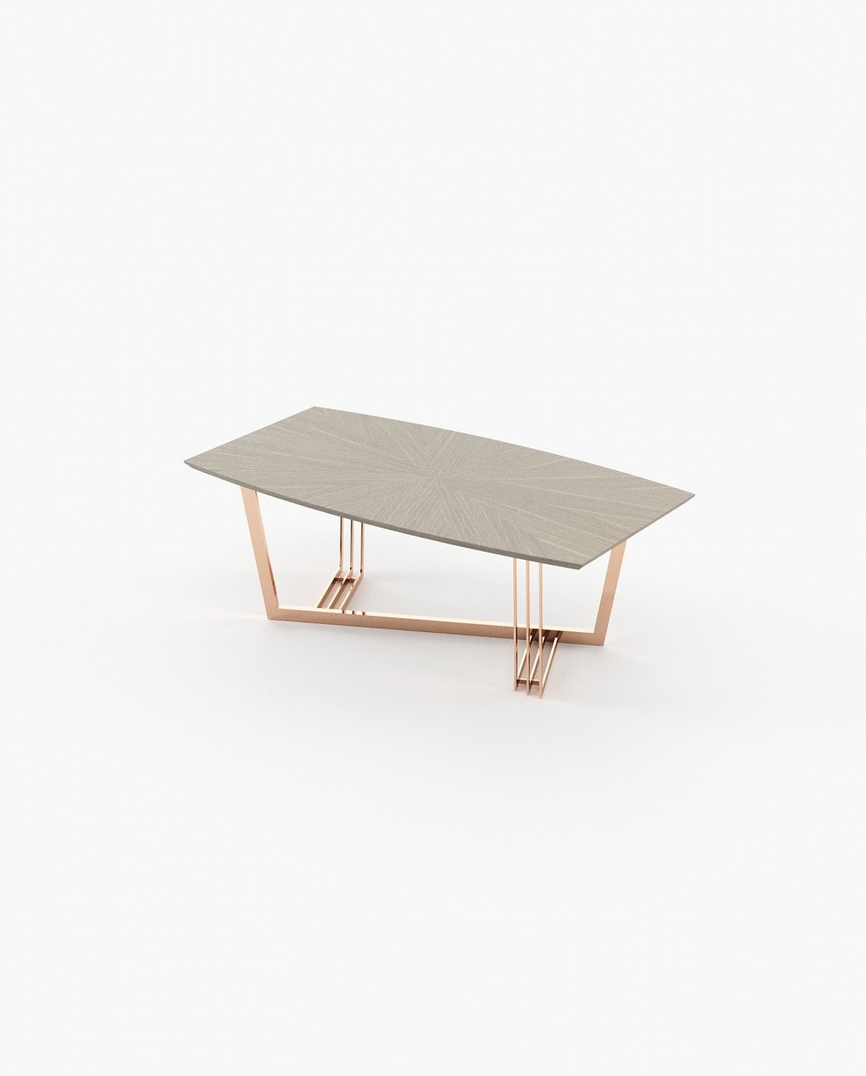 Laskasas D'ARC Dining & Bar Table Aged Oak Veneer Matte - Araco Interiors