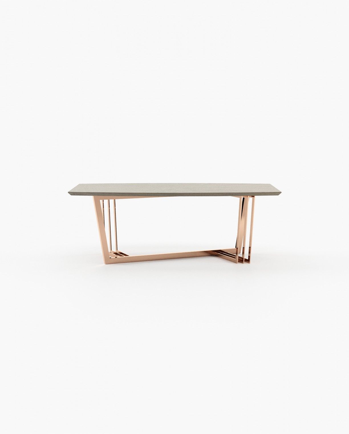 Laskasas D'ARC Dining & Bar Table Aged Oak Veneer Matte - Araco Interiors