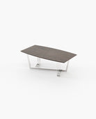 Laskasas D'ARC Dining & Bar Table Smoked Eucalyptus Veneer Matte - Araco Interiors