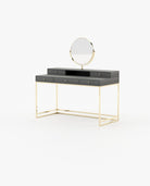Laskasas D'ARC Dressing Table Grey Eucalyptus Veneer Matte - Araco Interiors