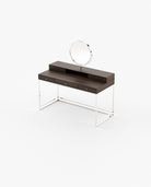 Laskasas D'ARC Dressing Table Smoked Eucalyptus Veneer Matte - Araco Interiors