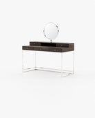 Laskasas D'ARC Dressing Table Smoked Eucalyptus Veneer Matte - Araco Interiors