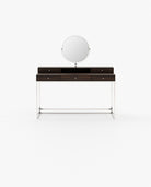 Laskasas D'ARC Dressing Table Smoked Eucalyptus Veneer Matte - Araco Interiors