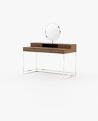 Laskasas D'ARC Dressing Table Walnut Veneer Matte - Araco Interiors