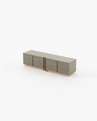 Laskasas D'ARC Media Unit Aged Oak Veneer Matte - Araco Interiors