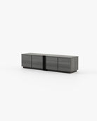 Laskasas D'ARC Media Unit Grey Eucalyptus Veneer Matte - Araco Interiors