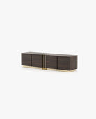 Laskasas D'ARC Media Unit Smoked Eucalyptus Veneer Matte - Araco Interiors