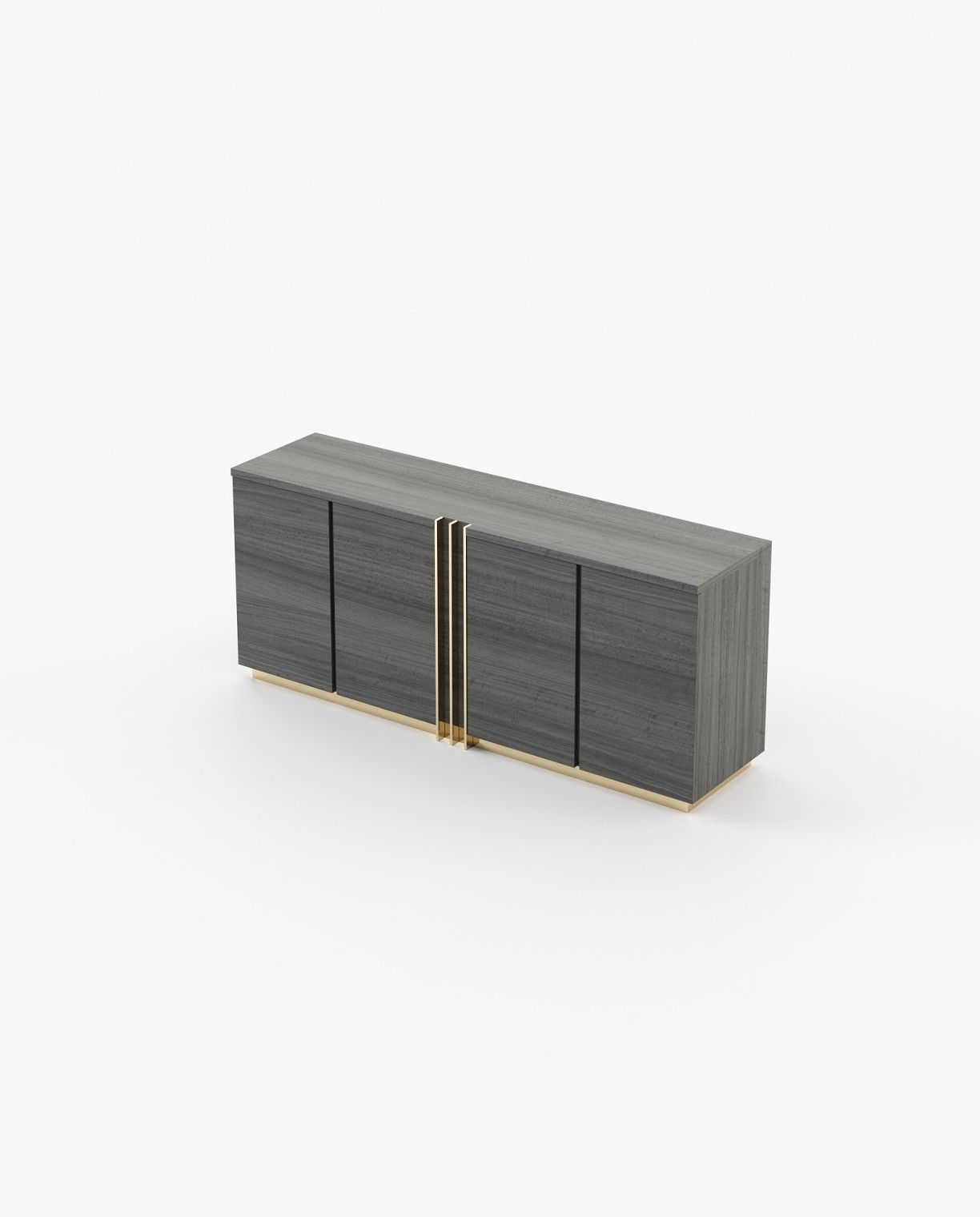 Laskasas D'ARC Sideboard Grey Eucalyptus Veneer Matte - Araco Interiors