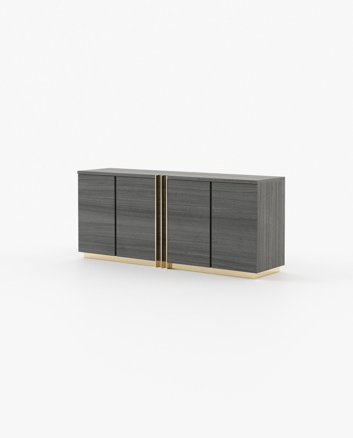 Laskasas D'ARC Sideboard Grey Eucalyptus Veneer Matte - Araco Interiors