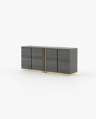 Laskasas D'ARC Sideboard Grey Eucalyptus Veneer Matte - Araco Interiors