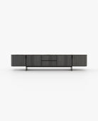 Laskasas DEAN Media Unit Grey Eucalyptus Veneer Matte - Araco Interiors