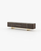 Laskasas DEAN Media Unit Smoked Eucalyptus Veneer Matte - Araco Interiors