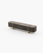 Laskasas DEAN Media Unit Smoked Oak Veneer Matte - Araco Interiors