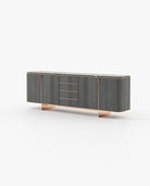 Laskasas DEAN Sideboard Grey Eucalyptus Veneer Matte - Araco Interiors