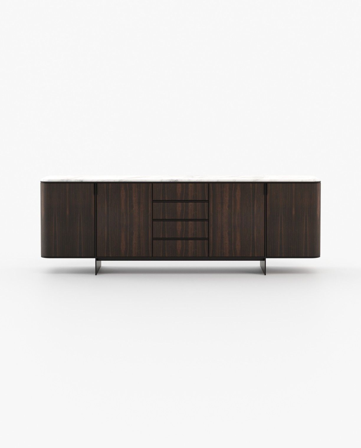 Laskasas DEAN Sideboard Smoked Eucalyptus Veneer Matte - Araco Interiors