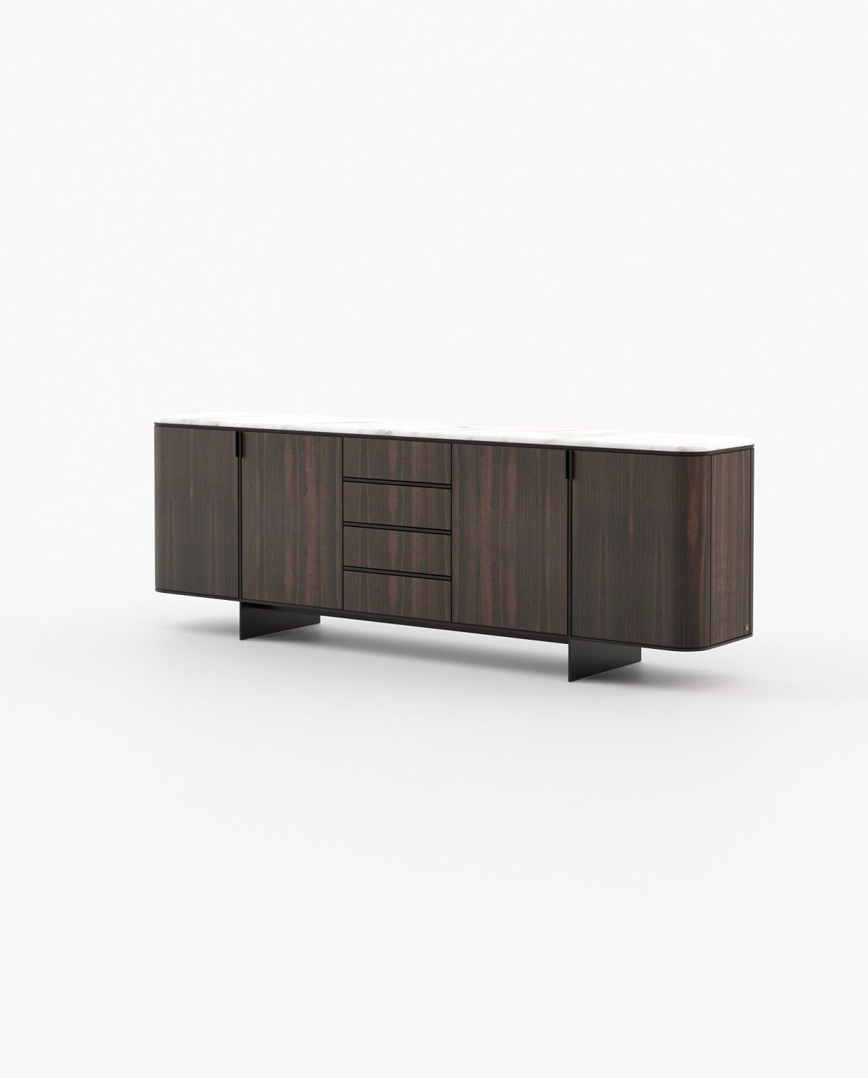 Laskasas DEAN Sideboard Smoked Eucalyptus Veneer Matte - Araco Interiors